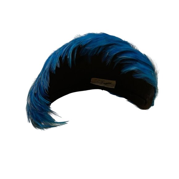 An Original By Dayne Blue Feathered Headband Vintage New York Accessory main image 4